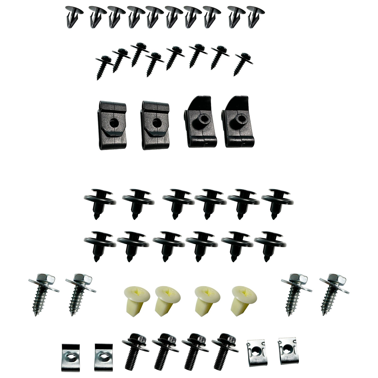 For Toyota Engine Splash Shield Fender Bumper Screw Clips Rivet Fastener 50PCS