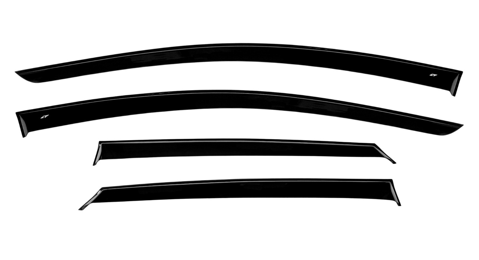 Tape-on Window Visors Rain Guards Fit Cadillac XTS Sd 2012-2019 Wind Deflectors