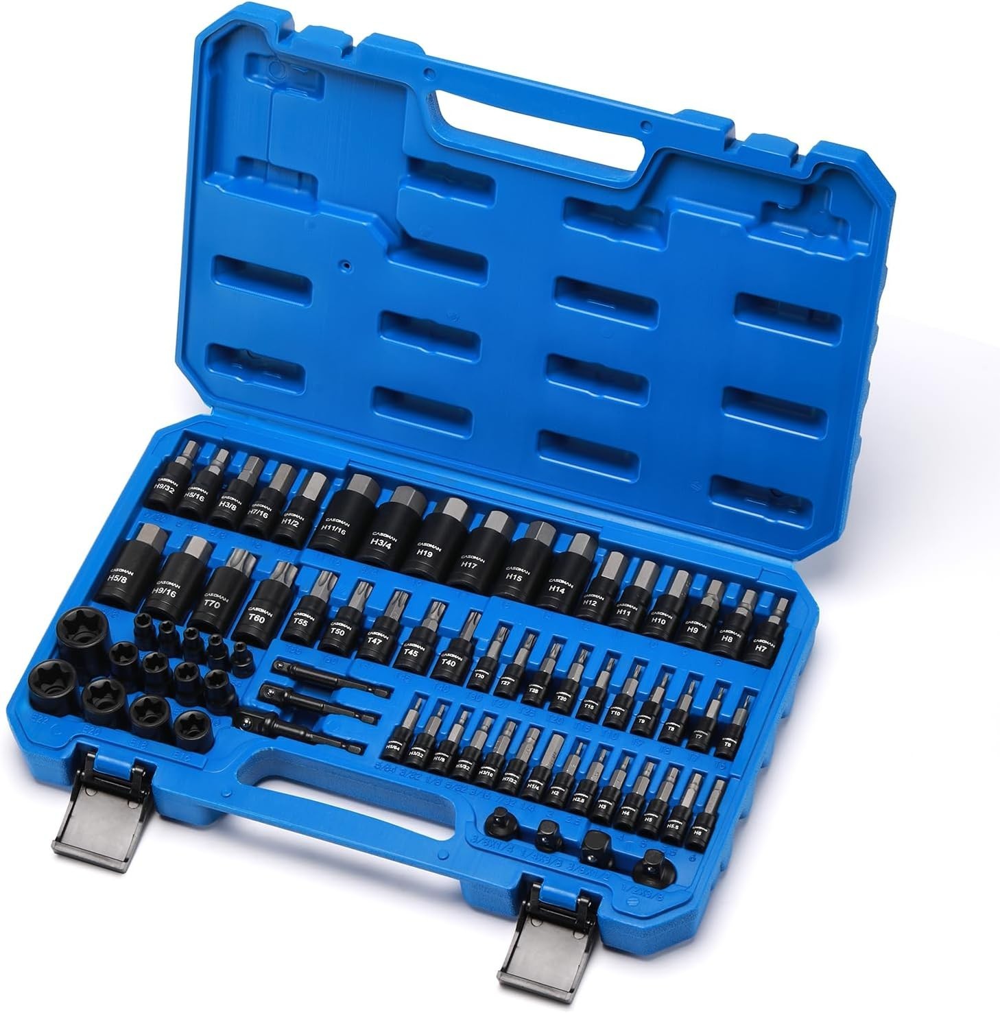 71-Piece Master Hex & Torx Bit Socket Set with Case
