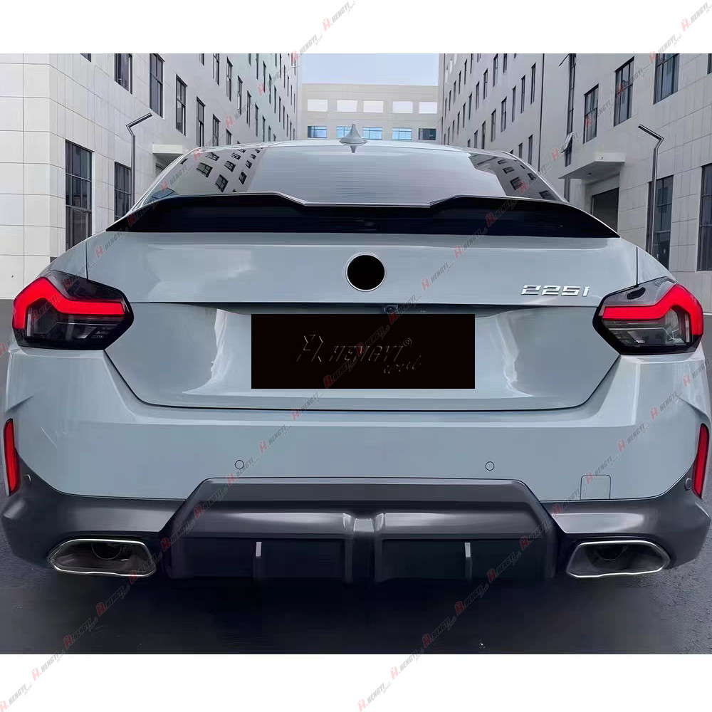 Gloss Black For 2022-2026 BMW G42 2 Series M240i G87 M2 MP Style Trunk Spoiler