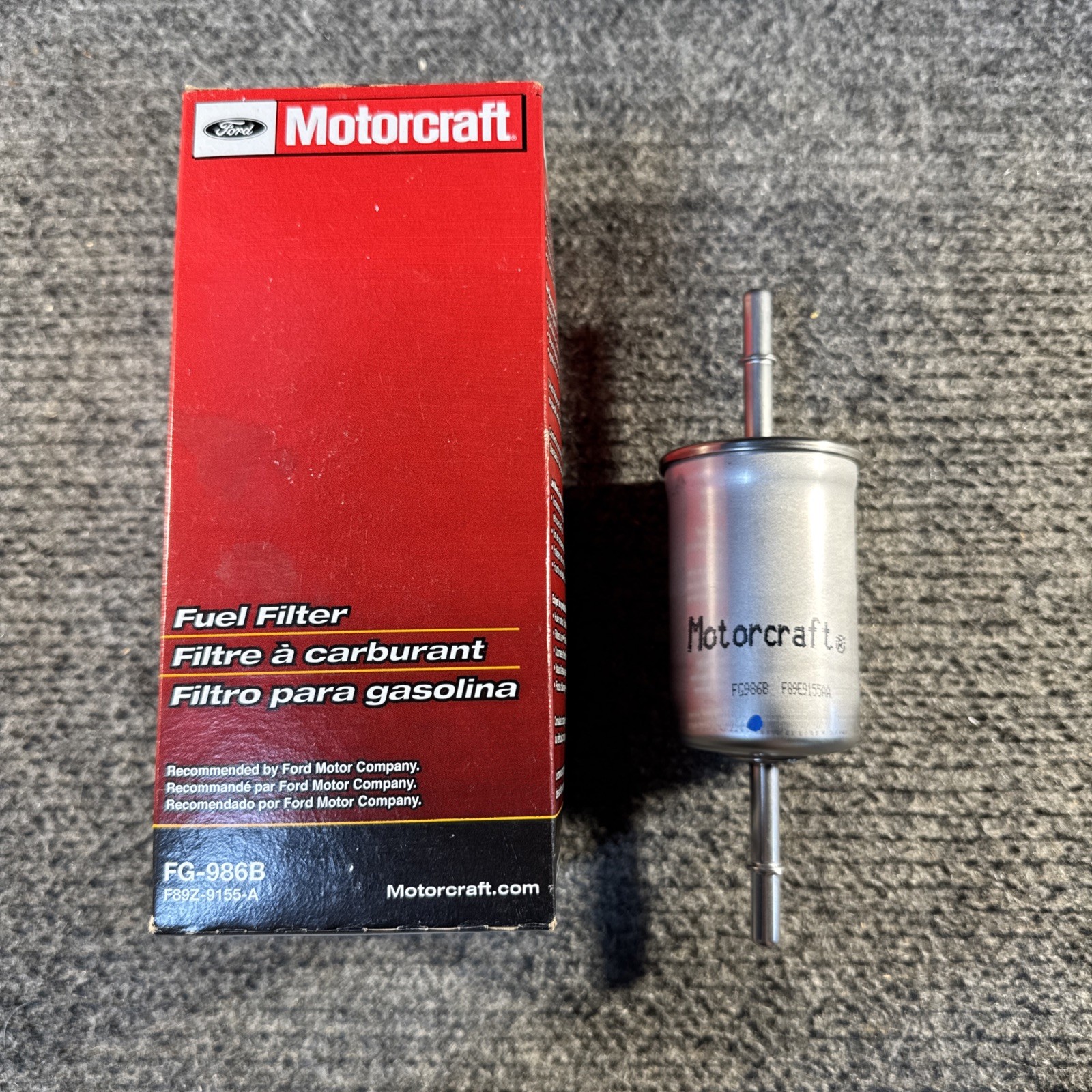 OEM Genuine Ford Motorcraft Fuel Filter FG-1114 2M5Z-9155-CA FG986B F89Z-9155-A