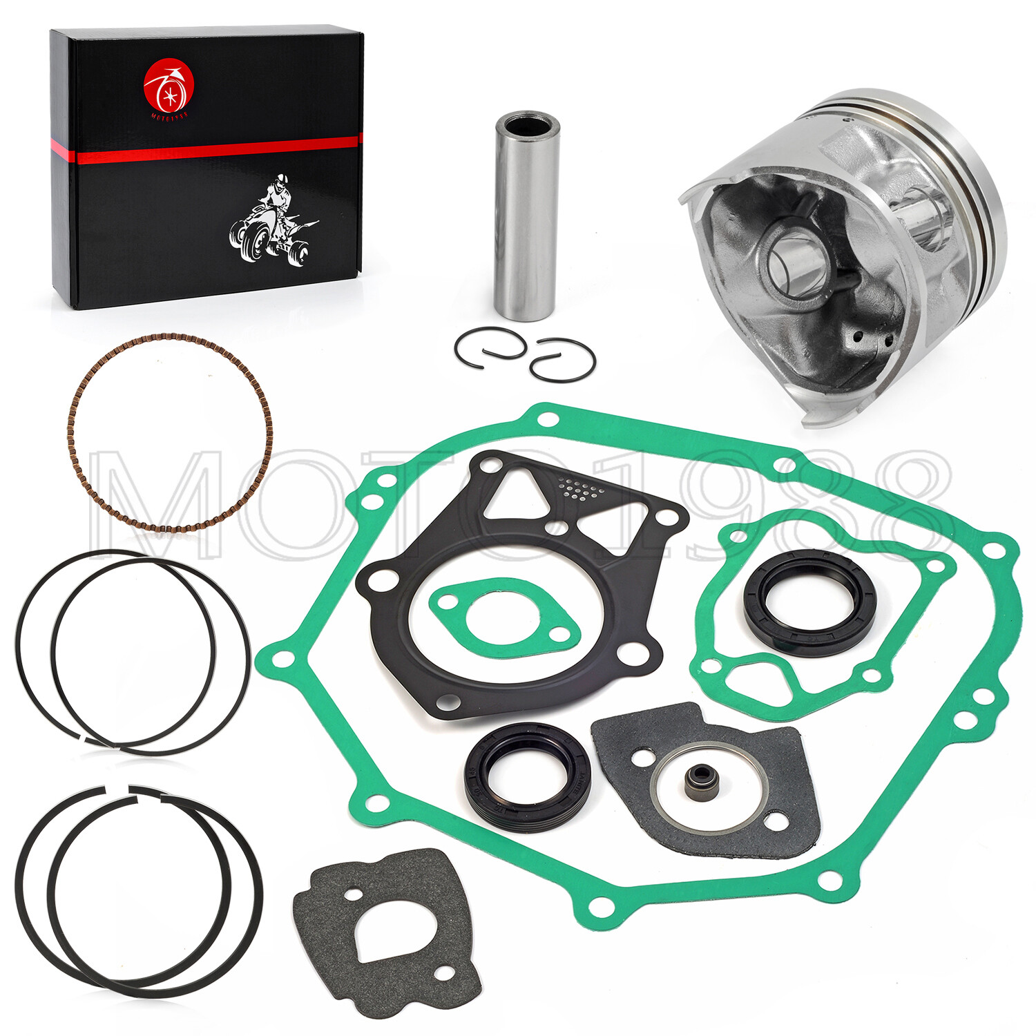 285cc Piston Kit Ring Gasket .50mm Oversized For YAMAHA GolfCart G2 G5 G8 G9 G11