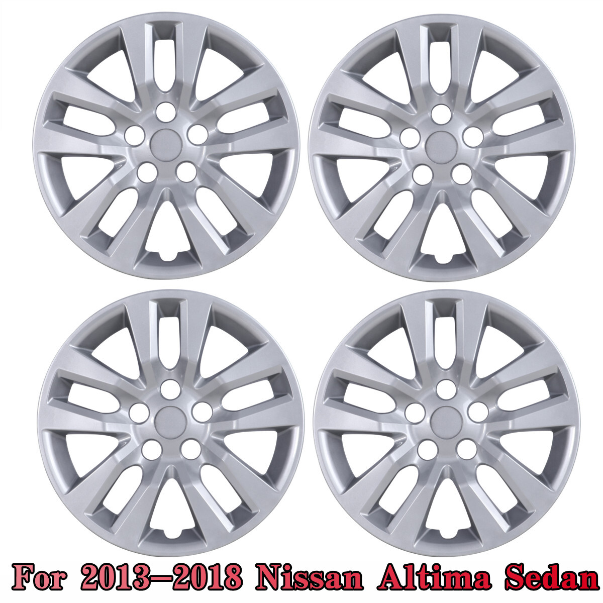 16″ Set Of 4 Hubcaps for 2013-2018 Nissan Altima Sedan Wheel Rims Cover Snap On