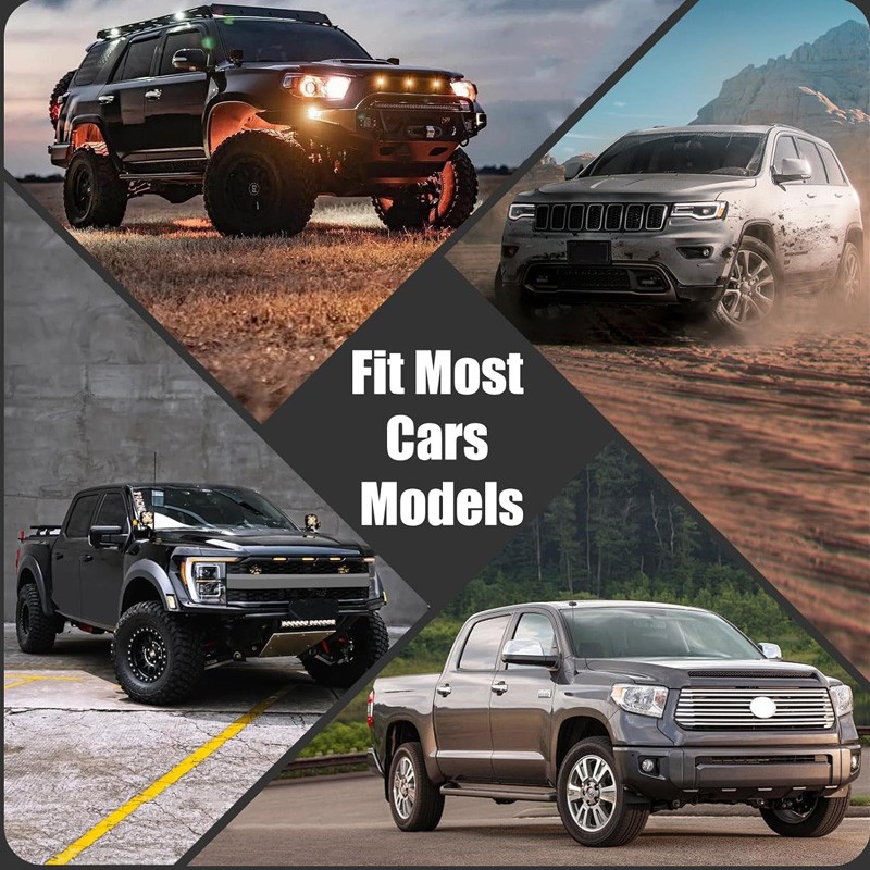 White and Silver Bullet Style Antenna Fits Dodge Ram Trucks Fits All Year Models