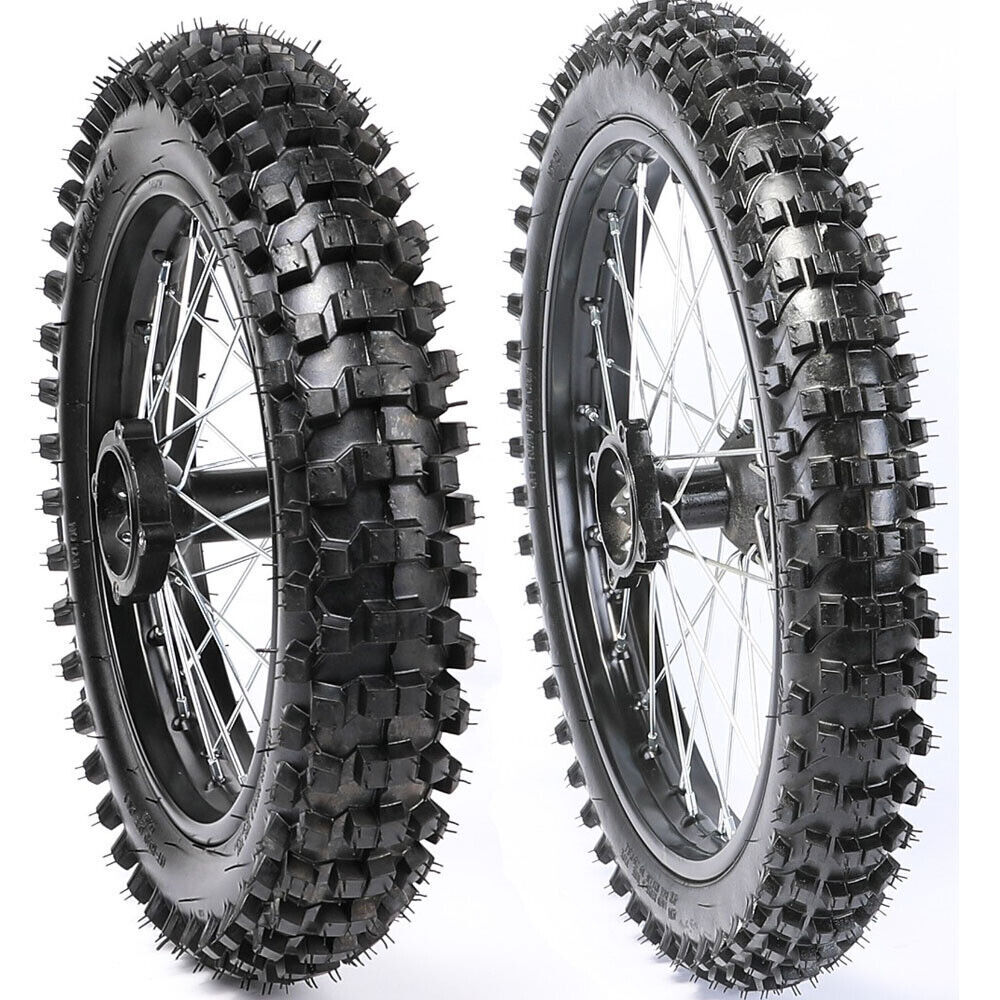 17″ + 14″ MX DIRT BIKE TIRE Rim Wheel SET 70/100-17 AND 90/100-14 Apollo SSR 125