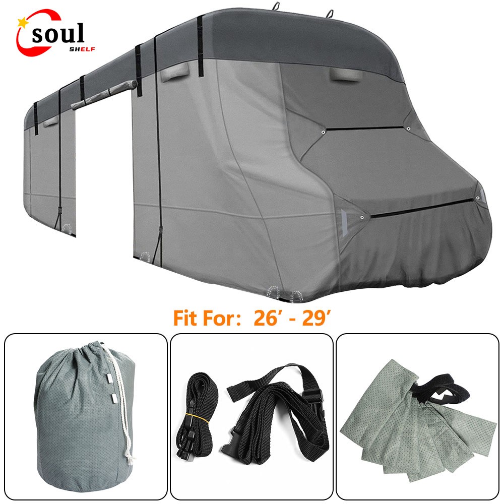 RV Cover Storage Waterproof Fit For Class C Motorhome Trailer Camper 26′-29′ New
