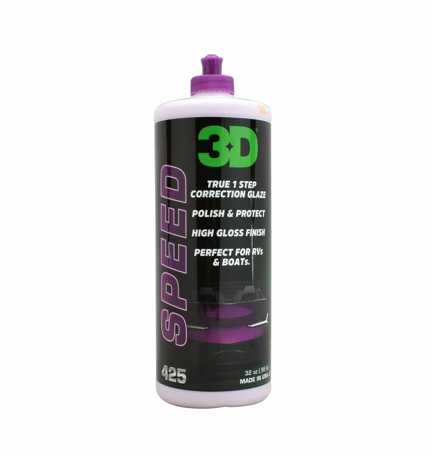 3D HD SPEED All-In-One Polish and Sealant 32oz 425OZ32 SHIPS TODAY