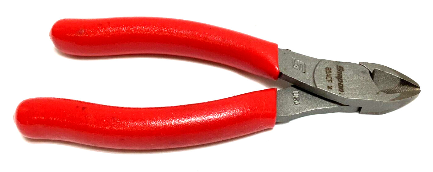 New Snap-on™ 85ACF VectorEde Diagonal Cutters Pliers 5″ Red Vinyl Grip
