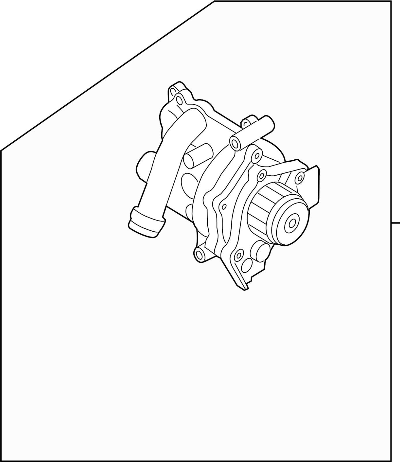 Audi Genuine Engine Water Pump – 06J-121-026-BH