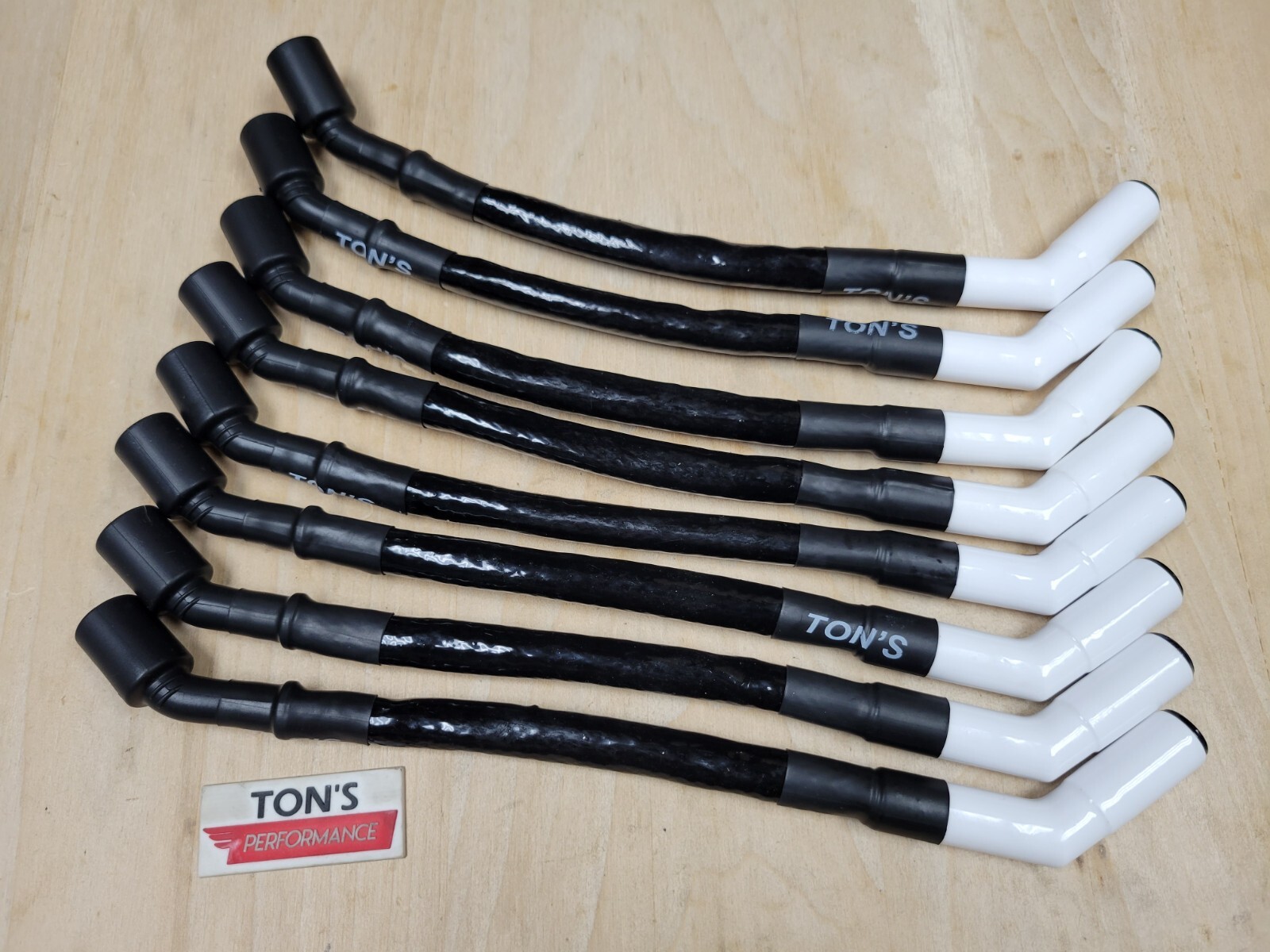 12″ Ton’s Sleeved Ceramic LS High Performance Spark Plug Wire Set GM TRUCK