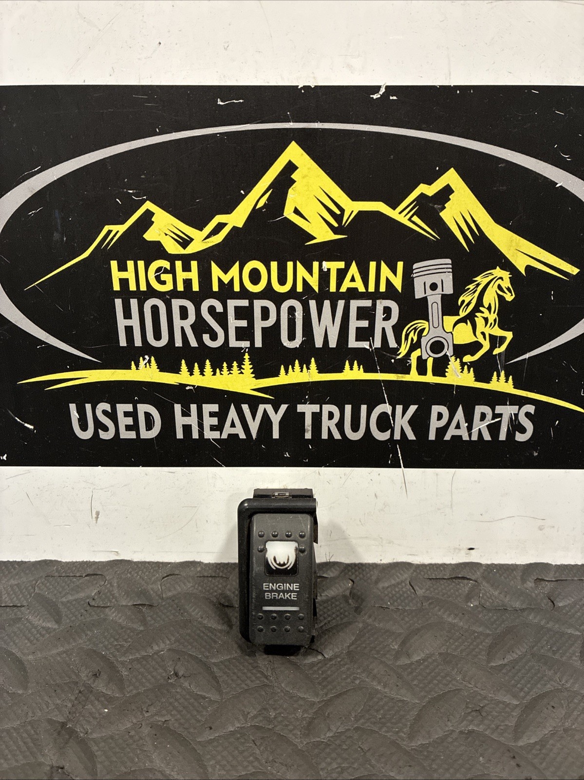 CARLING ENGINE BRAKE ROCKER SWITCH, NO AVAILABLE PART NUMBER (TAG # 18383)