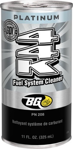 BG 44K PLATINUM New Fuel System Cleaner Power Enhancer 11oz. Can PN 208