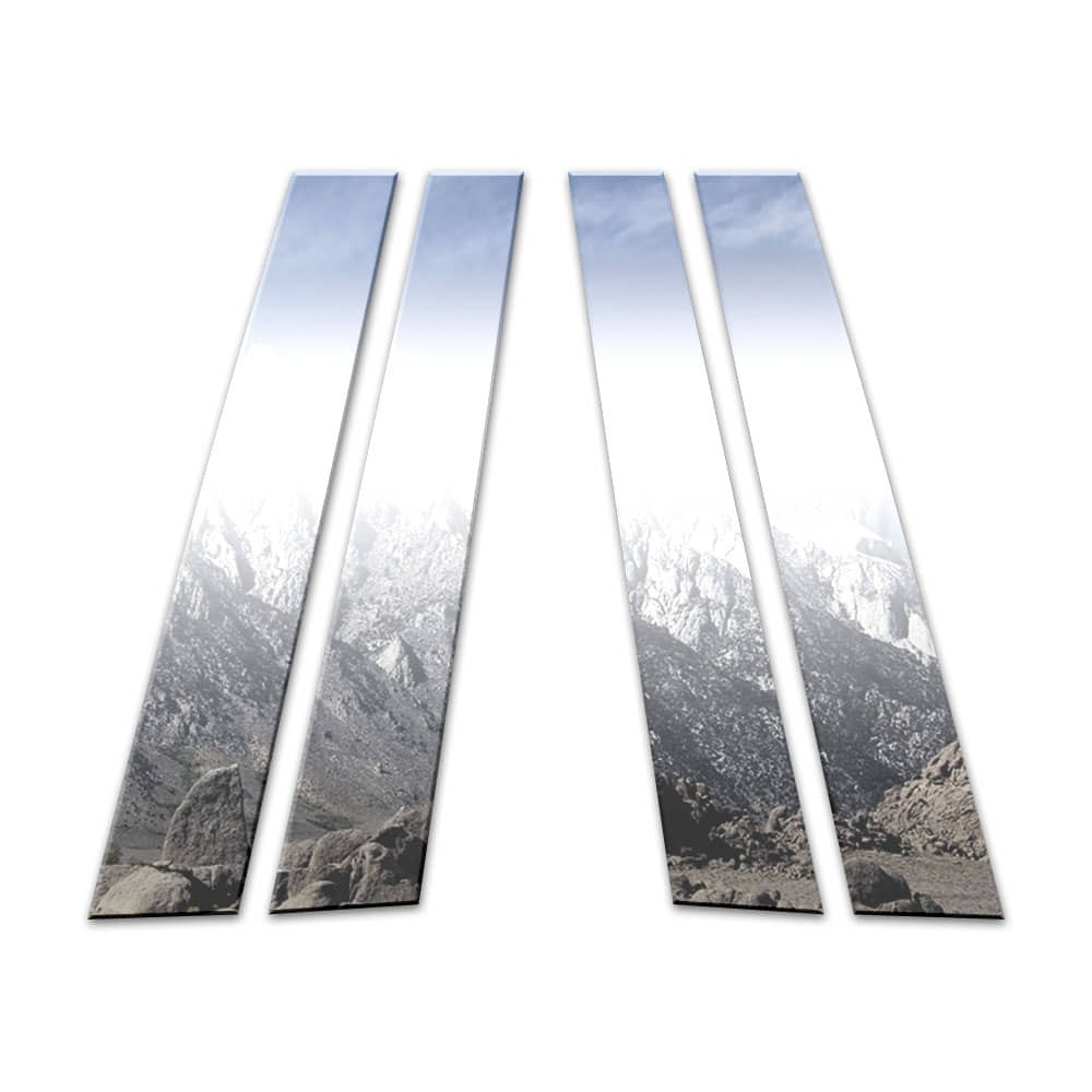 4p Stainless Pillar Post Covers fits 2009-2015 Nissan Maxima by Brighter Design