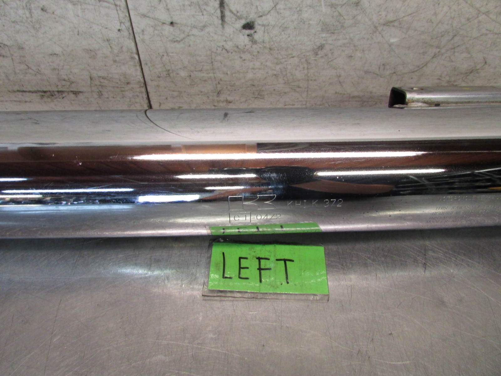 240 G KAWASAKI VULCAN VN 1500 NOMAD CARBUR 2000 OEM REAR LEFT EXHAUST MUFFLER