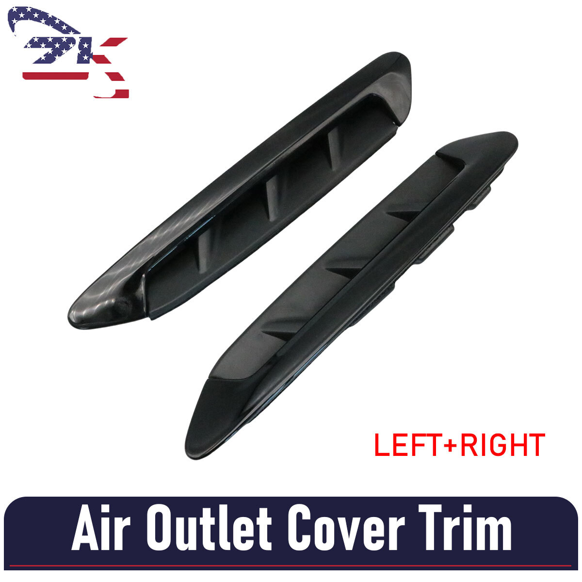 Front Left+Right Fender Air Outlet Cover Trims For 2018-2024 BMW X3 19-24 BMW X4