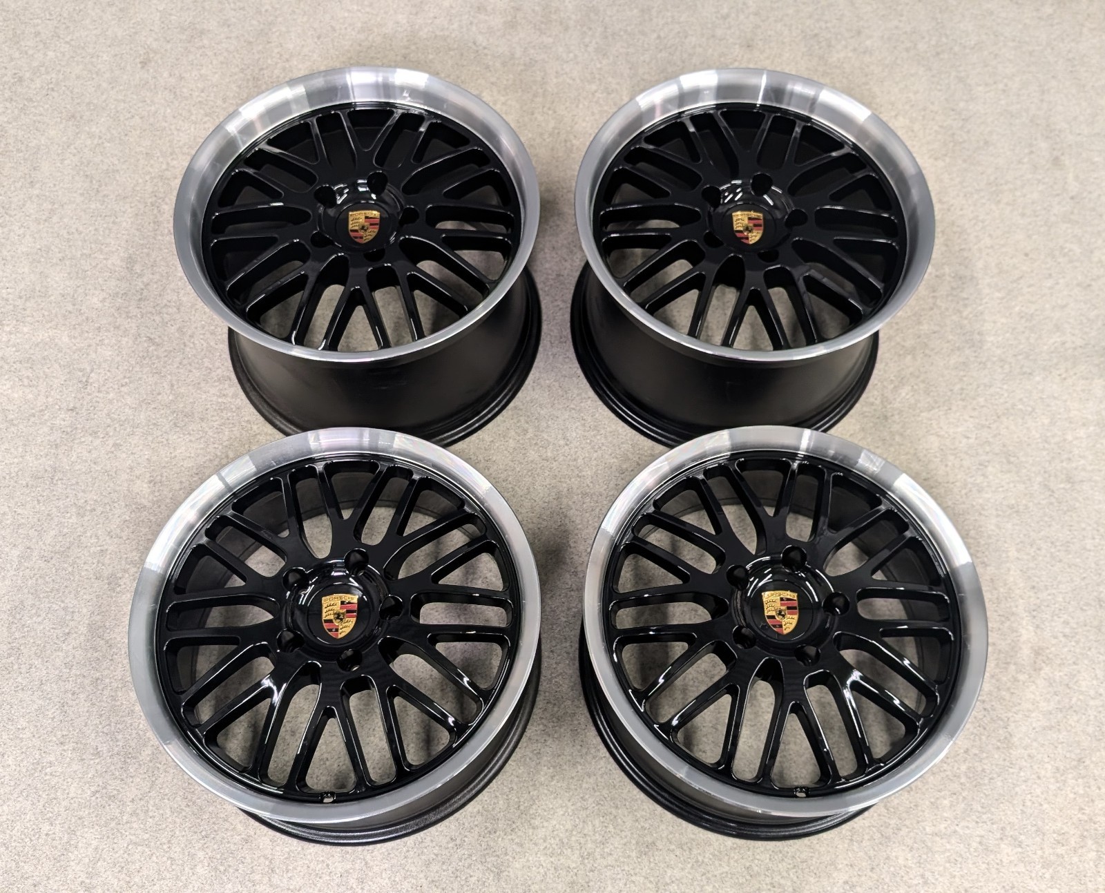 4 Victor Equipment Lemans 18″ Wheels Porsche 911 996 997 Carrera 4S Turbo Rims