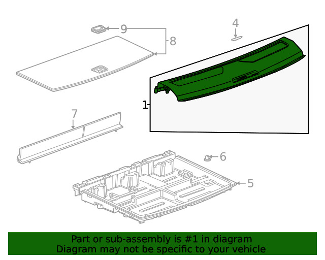 Genuine GM Sill Trim 85124298