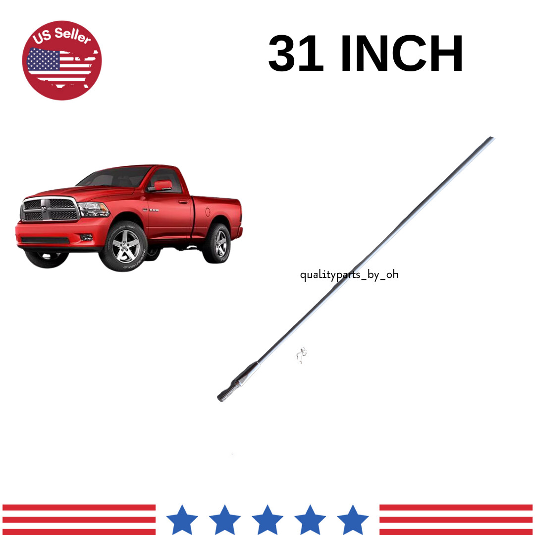 31”Antenna Replacement Mast Radio Am/Fm For Dodge RAM 1500/2500/3500 1999-2008
