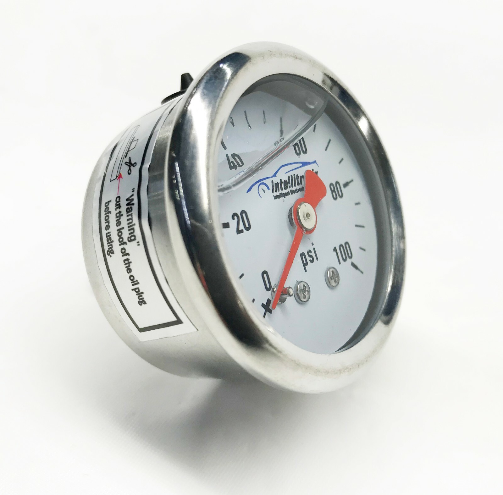 FUEL PRESSURE GAUGE 0-100 PSI 1.5″ Liquid filled,1/8″ NPT, LIFETIME WARRANTY USA