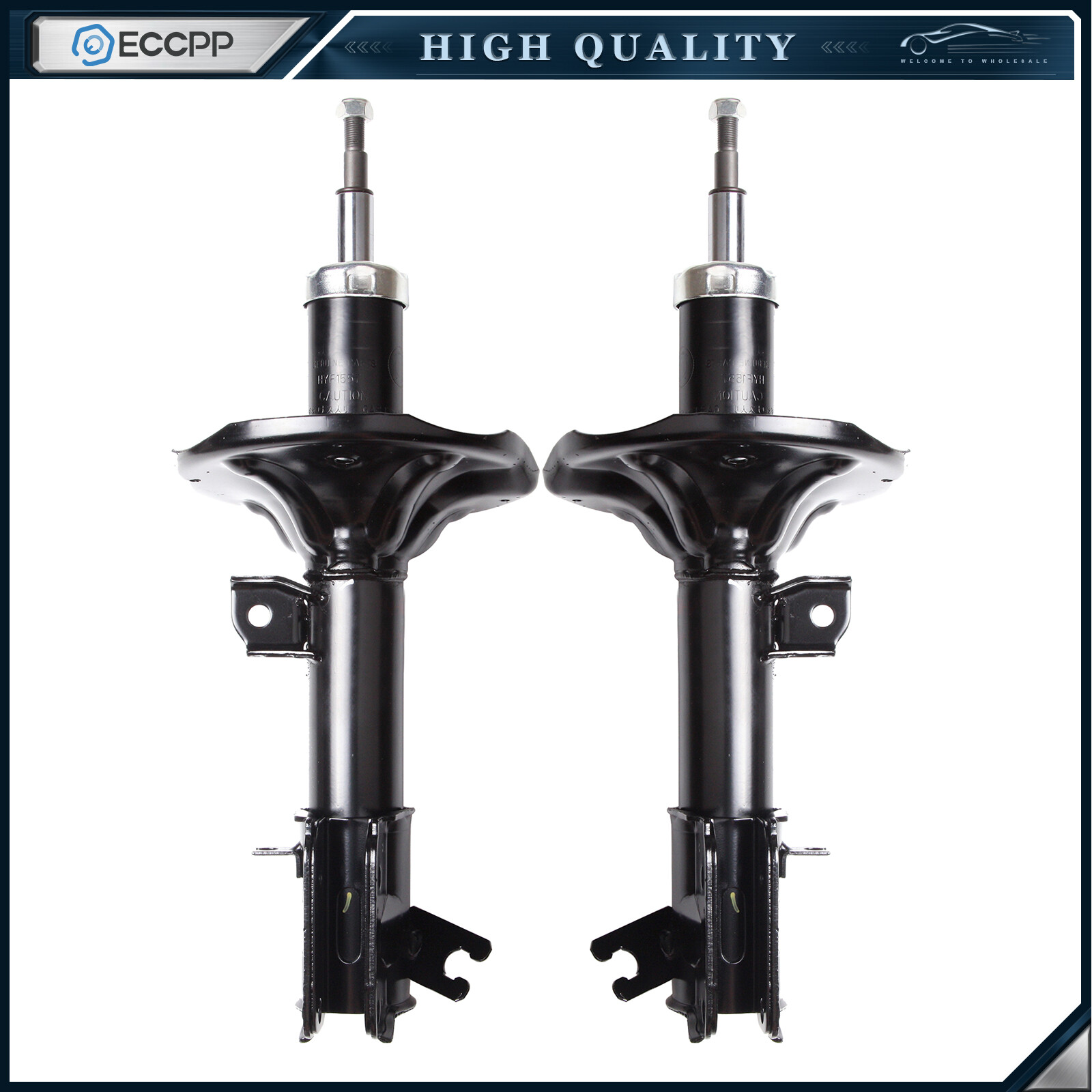 Front Pair Struts Shocks For 2001-2006 Hyundai Santa Fe Left Right ECCPP