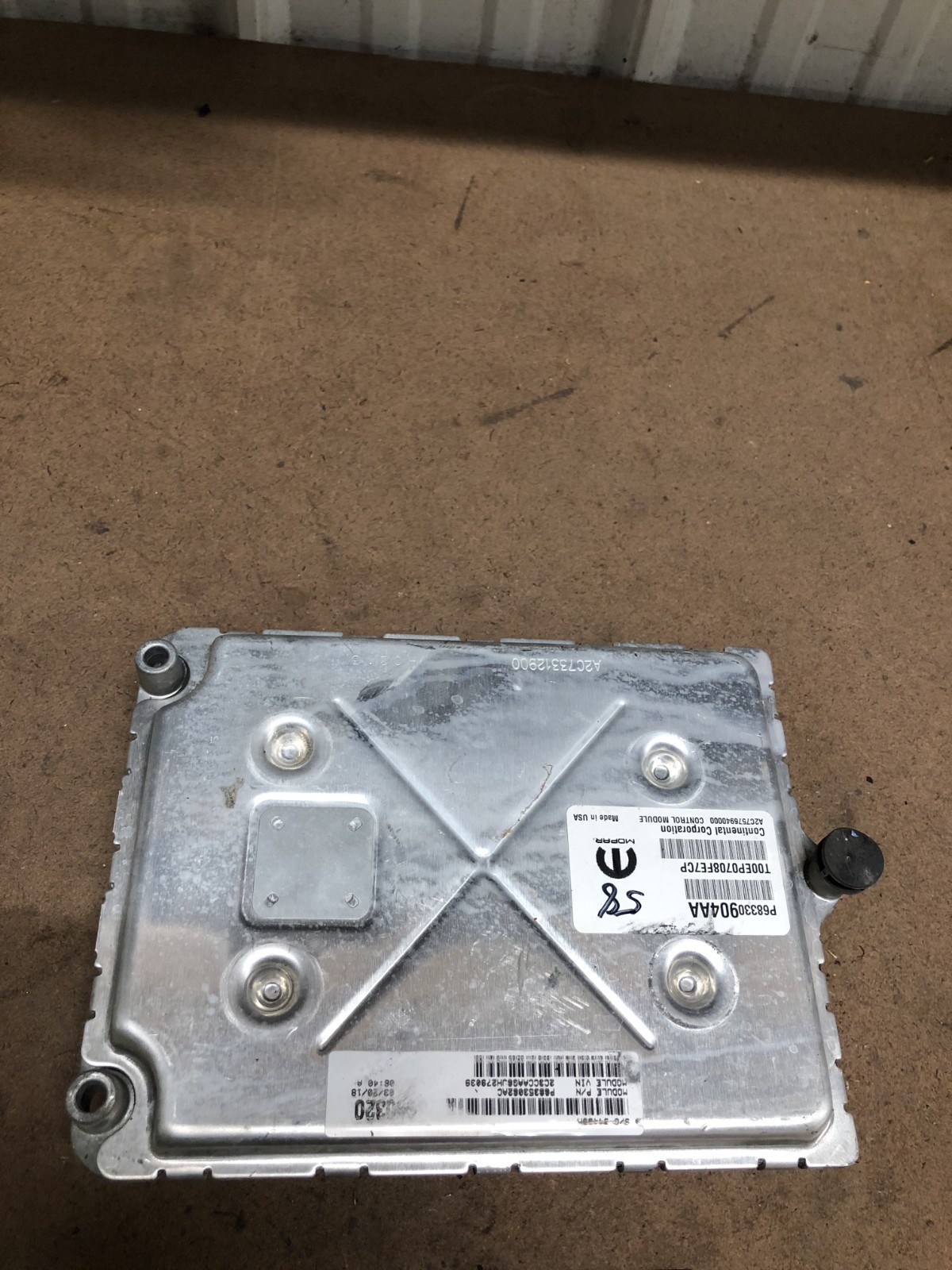2018 2019 Chrysler 300 Engine Computer Ecu Pcm Ecm Pcu Oem P68330904aa