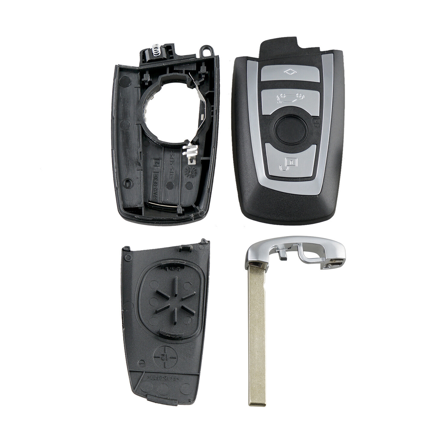 Replacement Key Remote Case Fob Shell Cover for BMW X 1 2 3 5 6 Series 4 Button