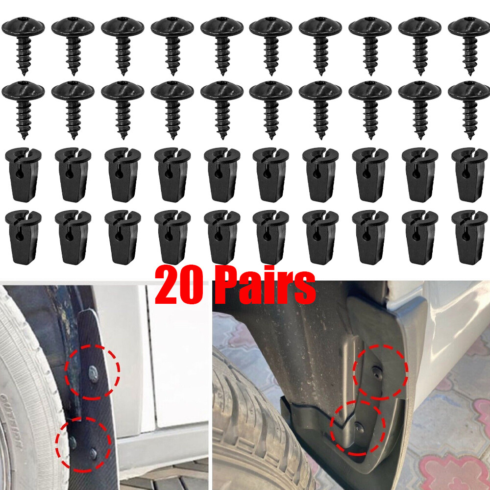 40PC New Fender Liner Splash Shield Guard Screws FOR VW Jetta Golf Passat Beetle