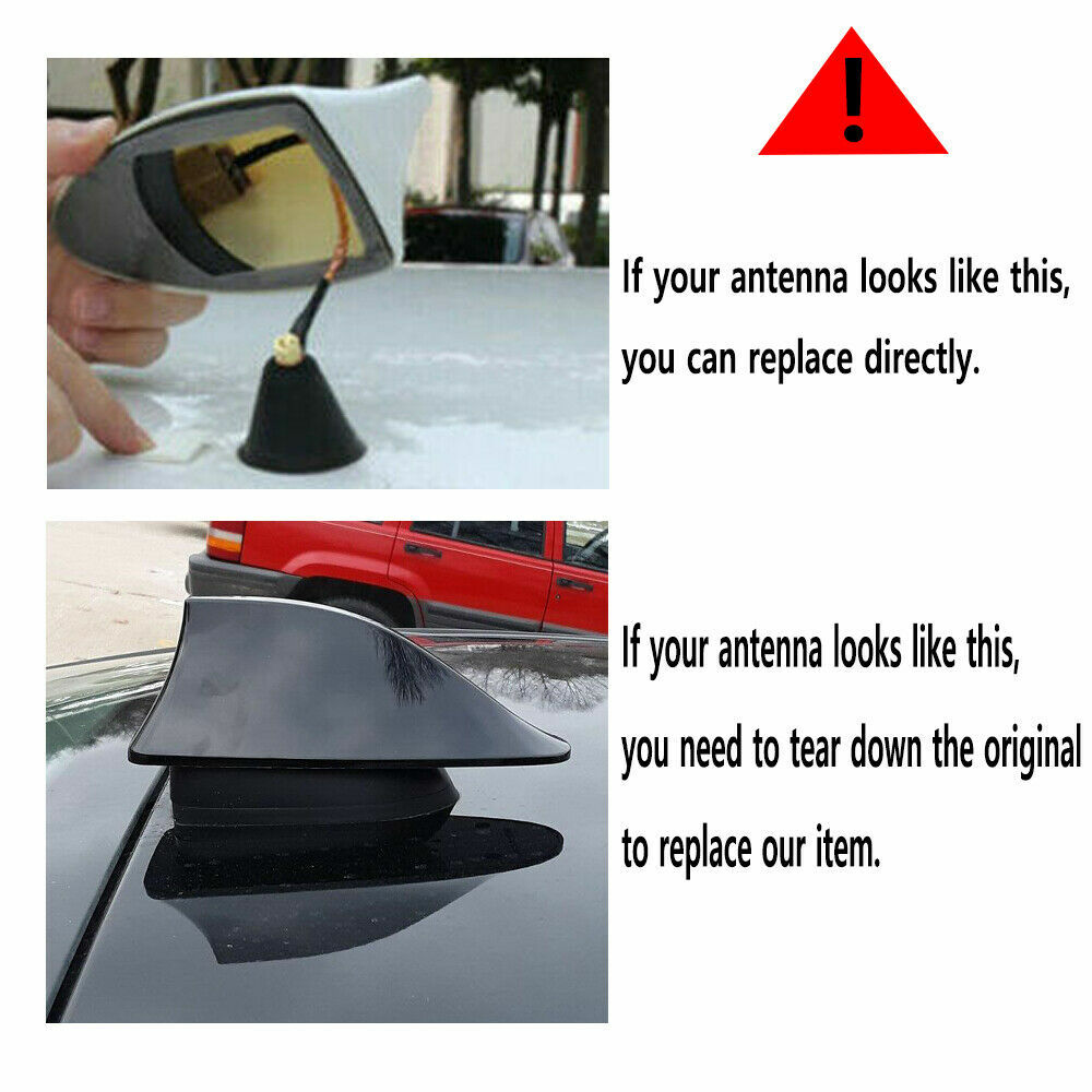Shark Fin Car Antenna Cover Signal Radio AM/FM Aerial For Ford Explorer 1999-23