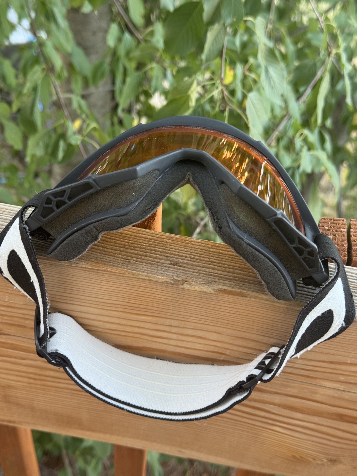 Oakley Proven Over The Glass OTG Goggles Black Motocross MX Ski Snow Persimmon