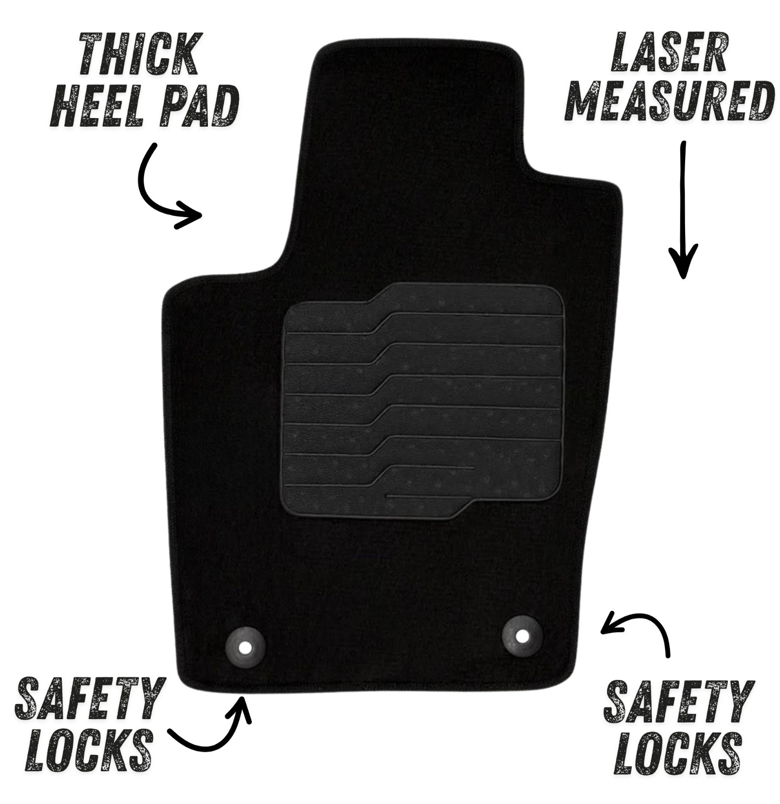 Carpet Floor Mats for 2016 to 2021 Jeep Grand Cherokee & 16 to 23 Dodge Durango