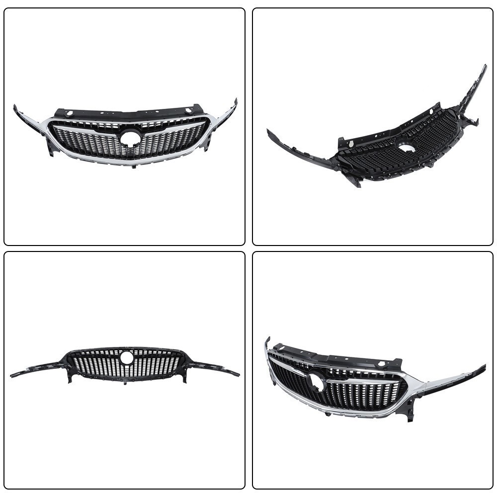 Front Upper Mesh Grille Centre Black Chrome 84739632 For Buick Enclave 2018-2021