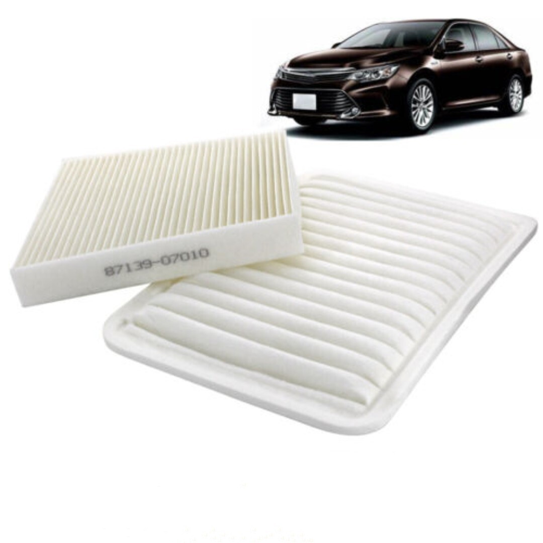 CABIN & AIR FILTER COMBO FOR TOYOTA CAMRY 2.5L 2.4L ENGINE 07-2017 17801-0H050