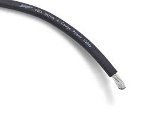 5 ft STINGER PRO SPW14TB TRANSLUCENT BLACK 4 GAUGE 1400W POWER GROUND WIRE CABLE