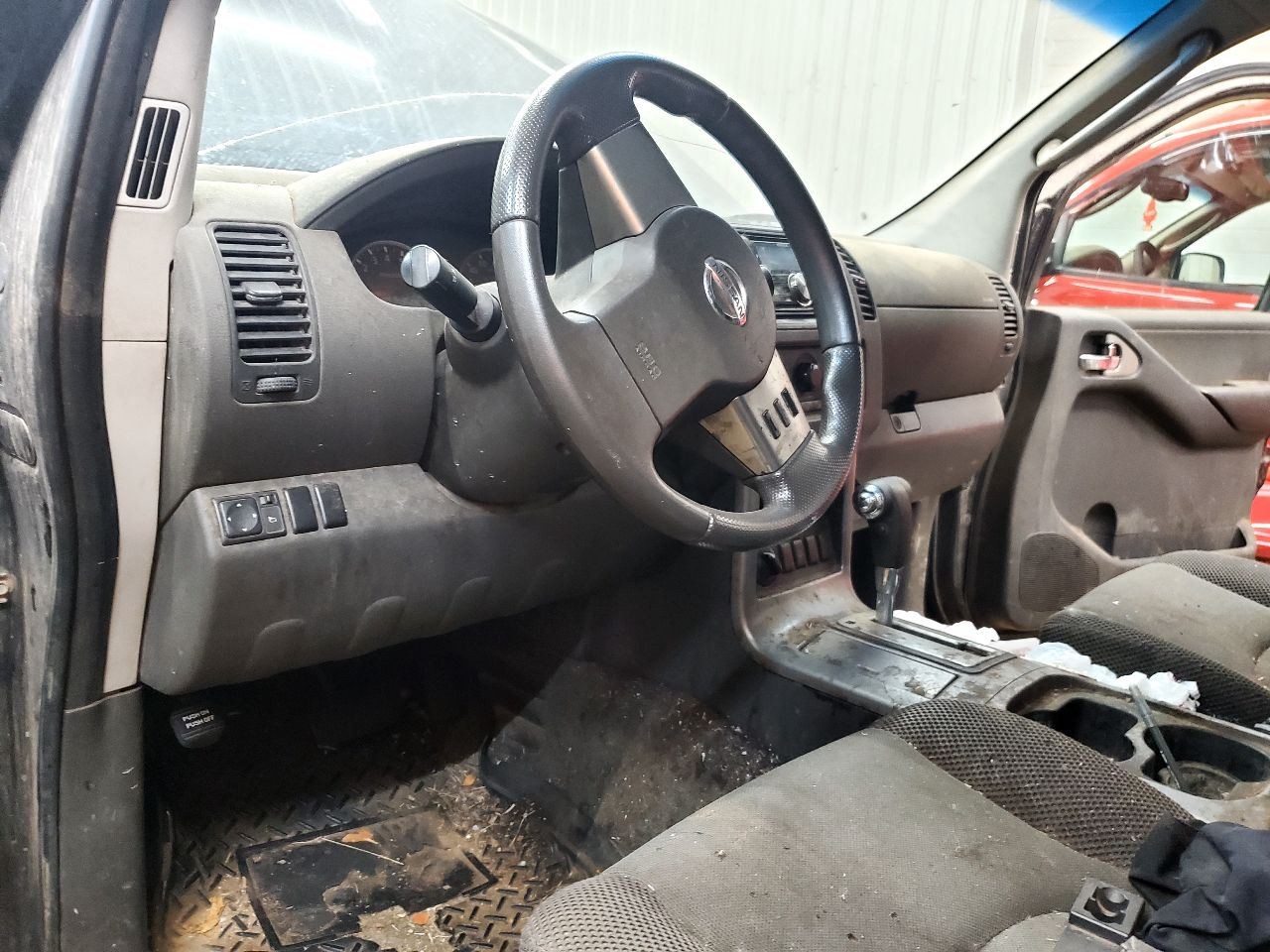 Driver Side View Mirror Power Black Textured Fits 05-21 FRONTIER 1822165 Exterio