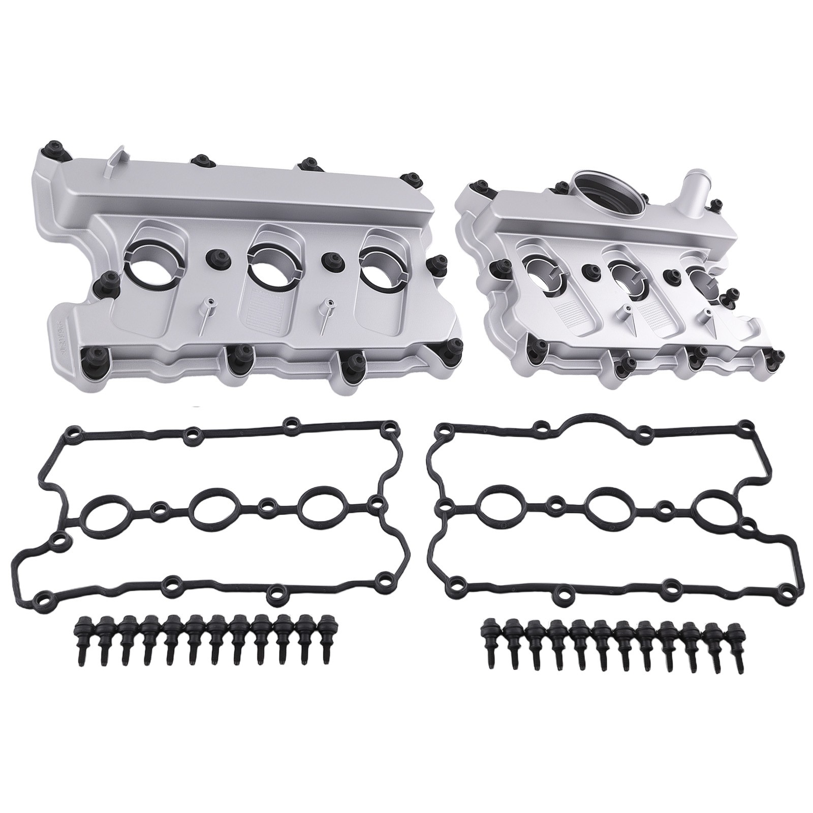 Valve Cover Pair for Audi A7 Q5 3.0L V6 2012-2019 Left Right Set 06E103472Q