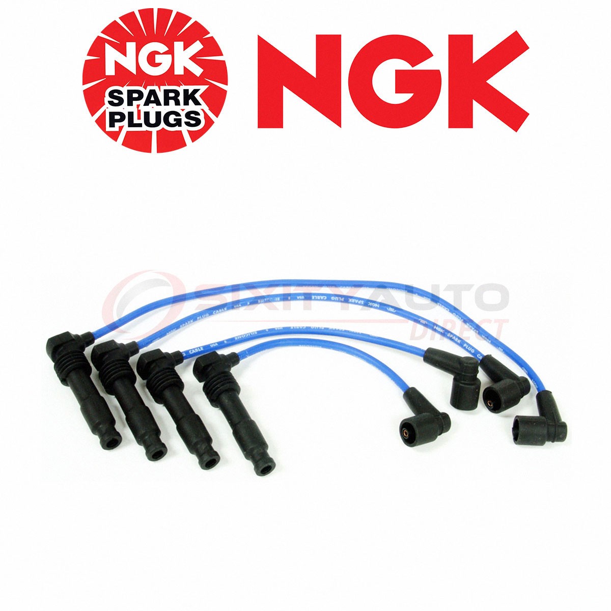 NGK Spark Plug Wire Set for 1999-2002 Daewoo Nubira 2.0L L4 – Ignition Plugs vu