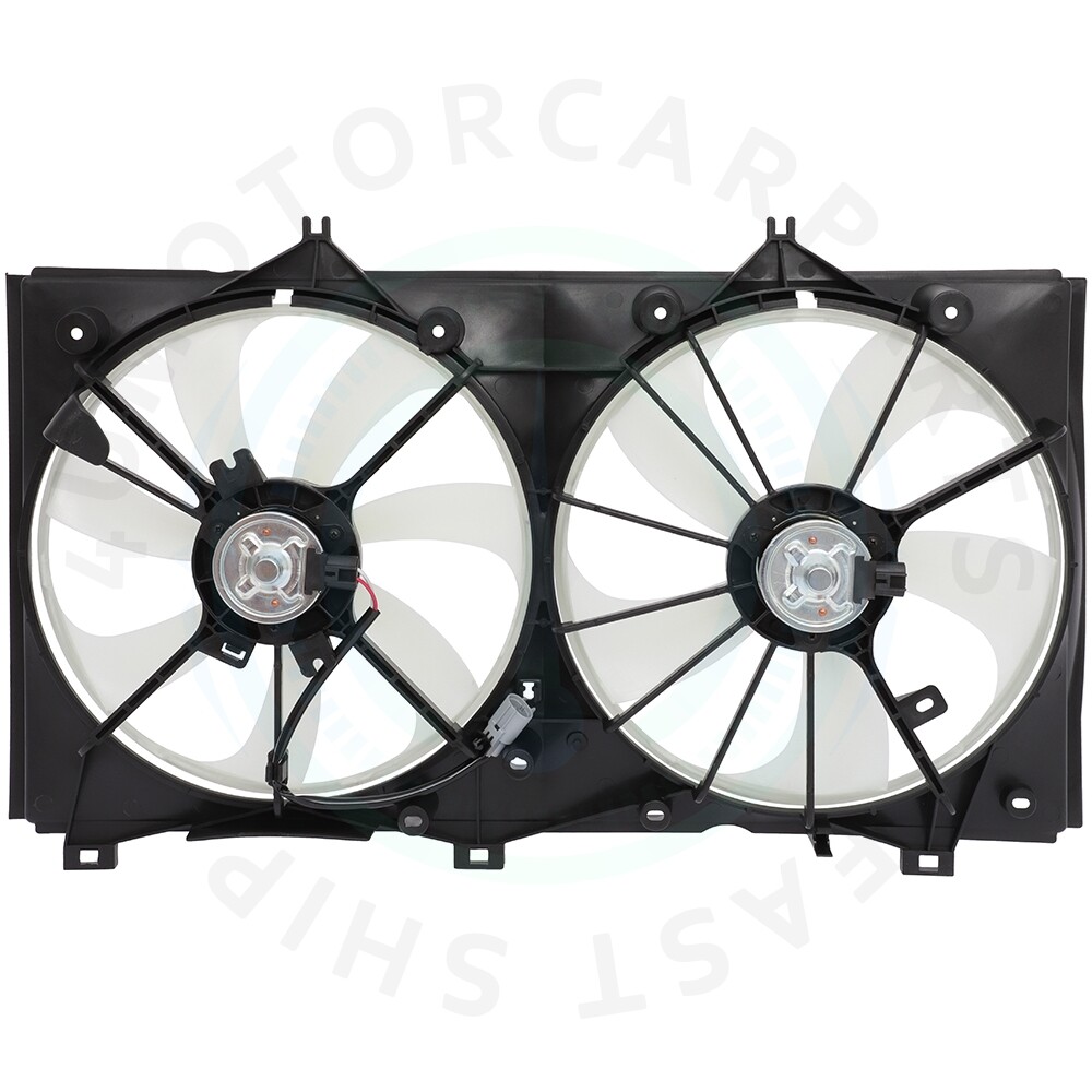Radiator Condenser Cooling Fan Assembly For 2007 08-2009 Toyota Camry 2.4L L4
