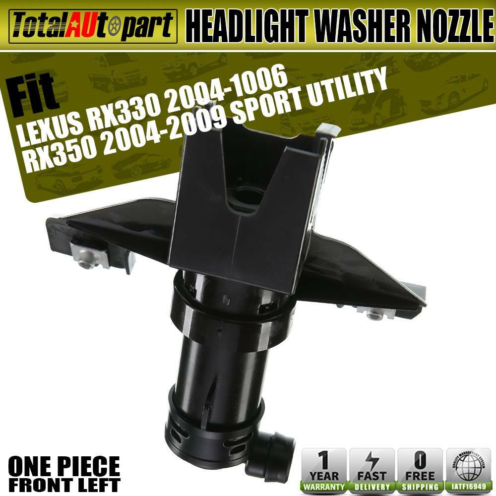 Headlight Washer Nozzle Front Left for Lexus RX330 RX350 2004-2009 85208-48011