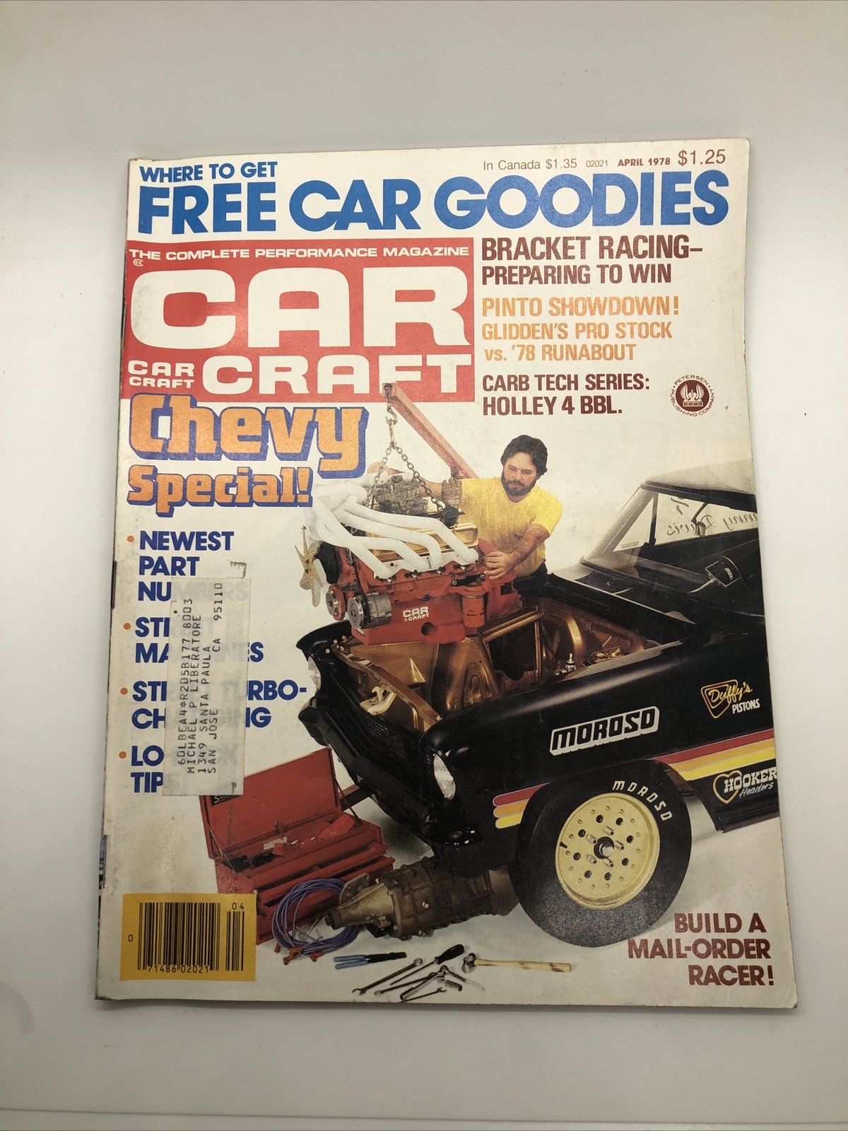 CAR CRAFT MAGAZINE APRIL 1978 CHEVY SPECIAL COVER