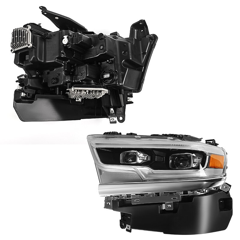 For Dodge Ram 1500 2019-2022 LED DRL Projector Headlight Left Driver Side