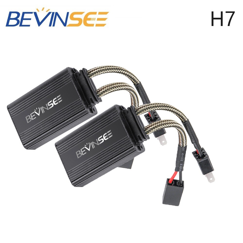 H7 LED Headlight Bulb Canbus Resistor Anti Flicker Canceller Decoder Fit For BMW