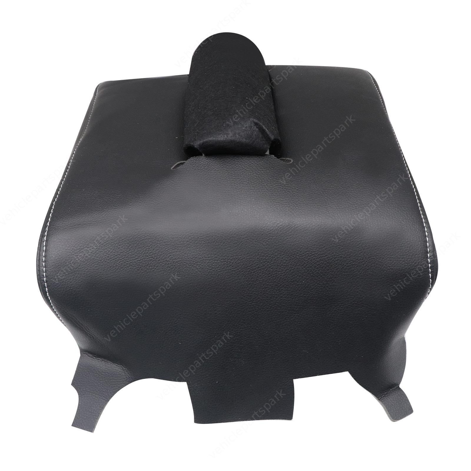 For Chevy Silverado SIERRA 2014-2017 2018 Console Lid Armrest Cover Gray Stitch
