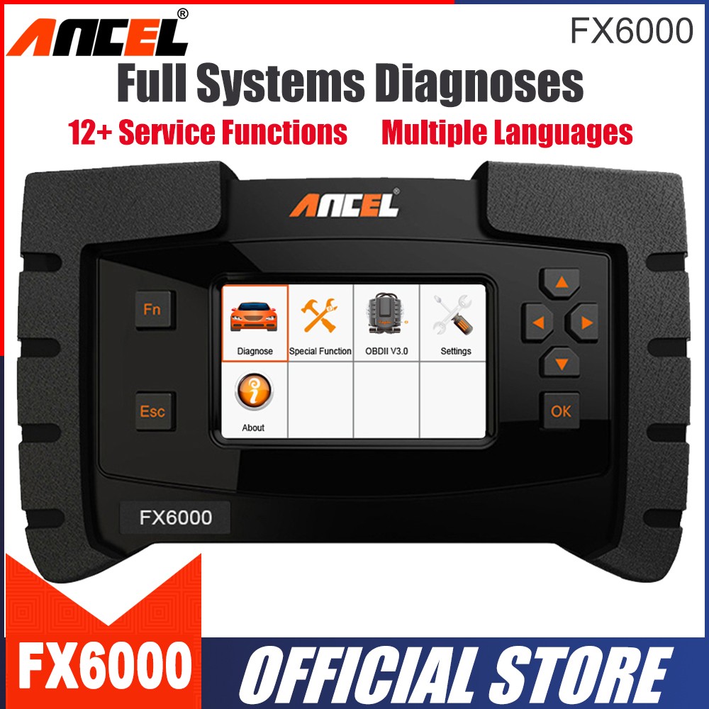 ANCEL FX6000 OBD2 All System Auto Scanner Diagnostic Tool With 14 Reset Function
