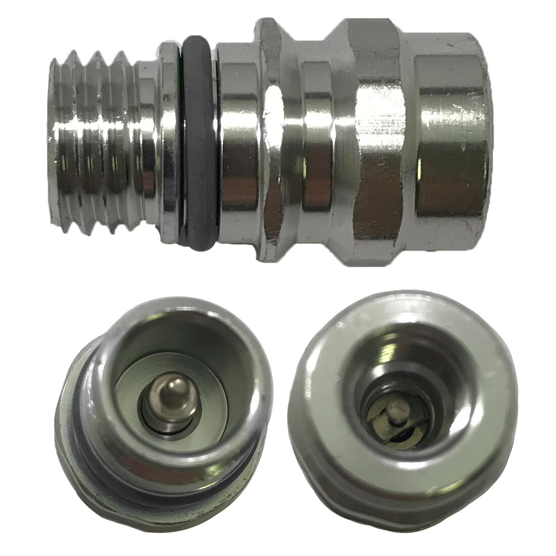 A/C Repair Service Valve High & Low Side R-134a Port Adapter OE Style Fittings