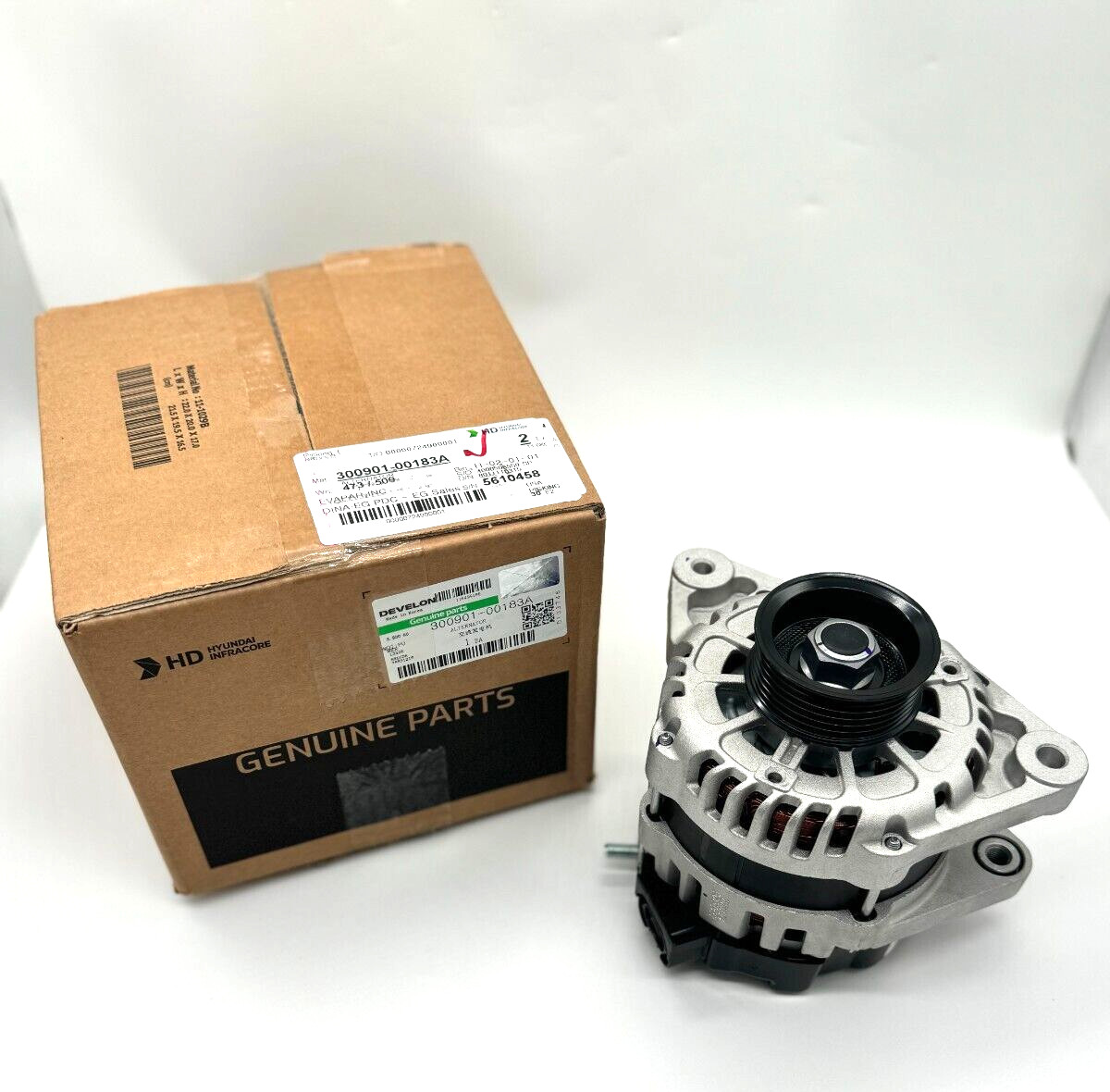 NEW 45A ALTERNATOR FITS DAEWOO DOOSAN ENGINES 300901-00183A