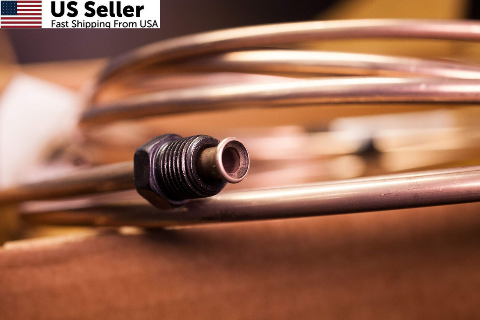 4LIFETIMELINES Copper Nickel Brake Line Kit 3/16 inch and 1/4 inch,
