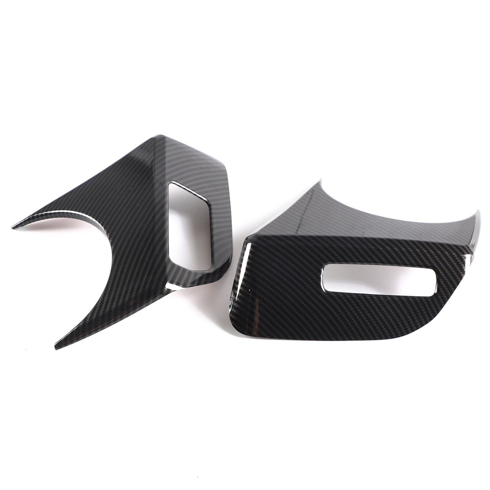 2PCS Carbon Fiber ABS Glass Lifting Cover For Mitsubishi ECLIPSE 2006-2011 US