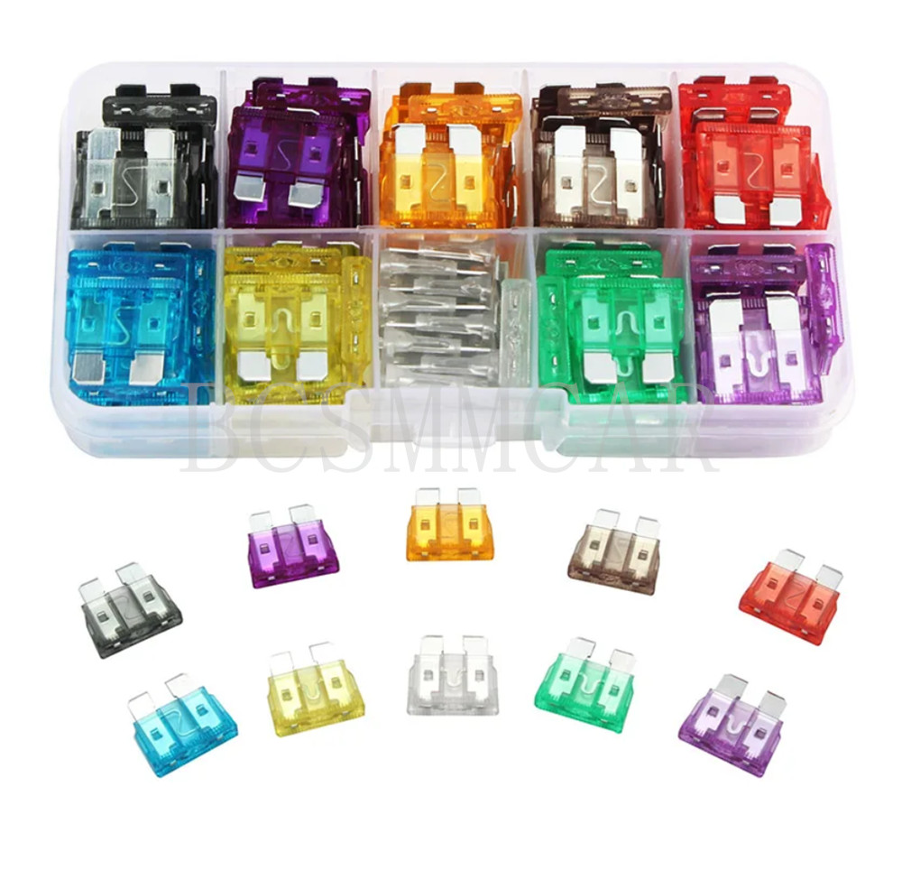 Car Truck Micro Blade Fuses 2A 3A 5A 7.5A 10A 15A 20A 25A 30A 35A Type Fuse Set