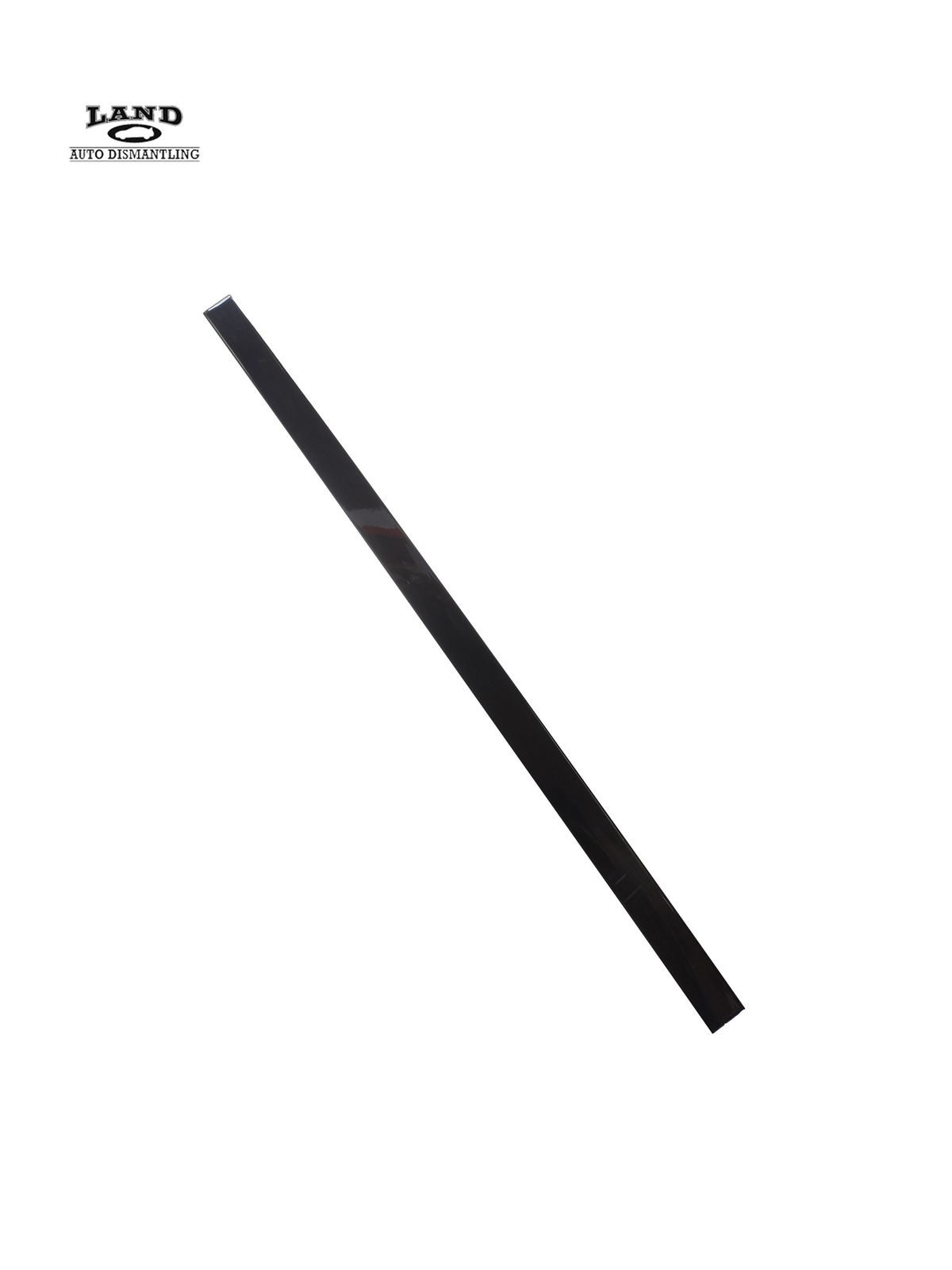Mercedes X166 GL-Class Driver Left Rear Window Glass Trim Exterior Pillar Black