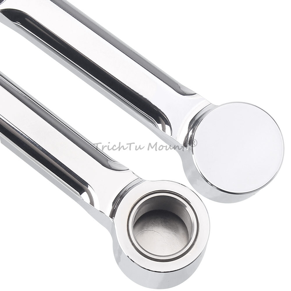 Chrome Front Fender Mount Bracket Kit For Harley Softail Springer FXSTS 1993-06